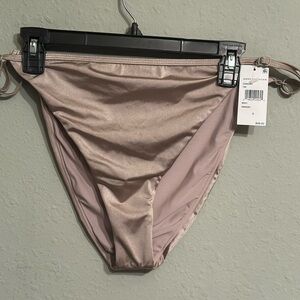 NWT Good American Perfect Fit Bikini Bottoms in Mink